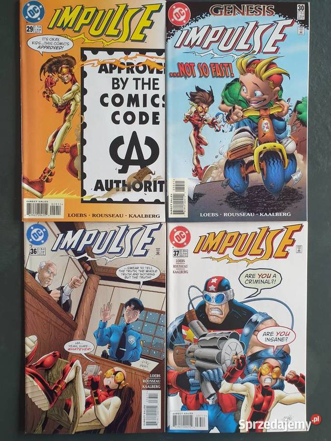 Impulse zestaw 29 oryginalnych komiksów DC USA pomorskie Gdynia