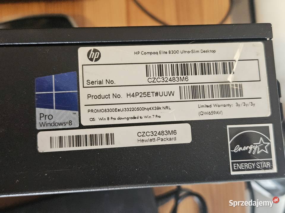 Zestaw komputerowy monitor HP Elite 8300 Slim Lublin
