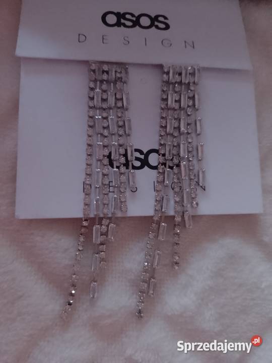 ASOS Długie Asymetryczne bogato zdobione Dodatki Kraków