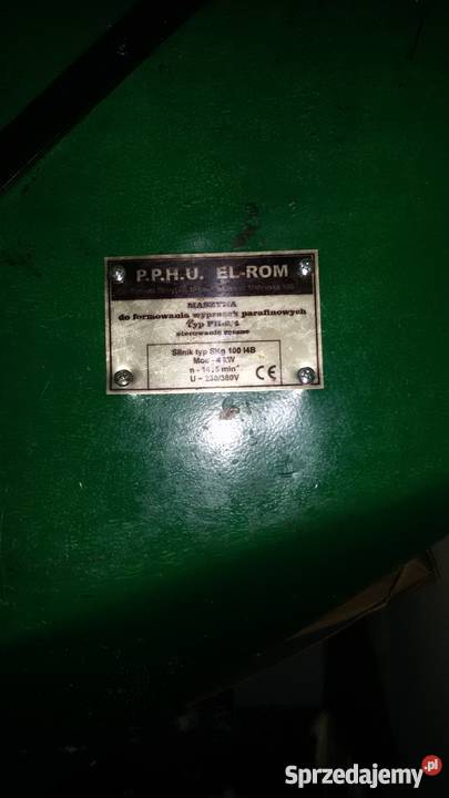 Prasa hydrauliczna do produkcji wyprasek Gorlice