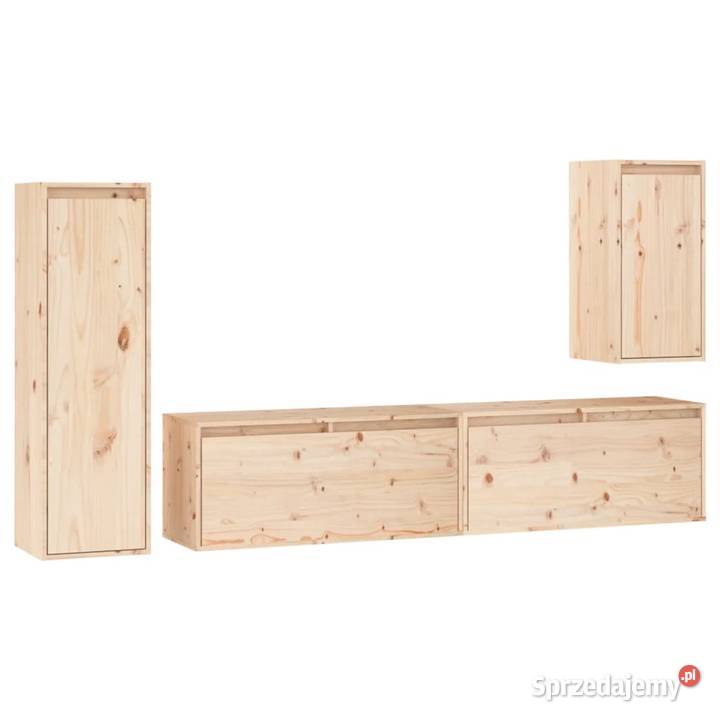 vidaXL Szafki pod TV 4 lite drewno Warszawa sprzedam