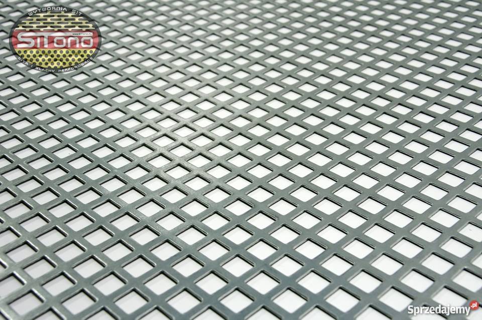 Blachy perforowane Qg oczka kwadrat stalowe Nekla