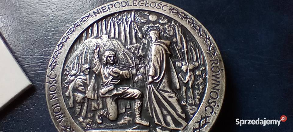 Stare monety Medal Powstanie Styczniowe Polska Numizmatyka Lesko