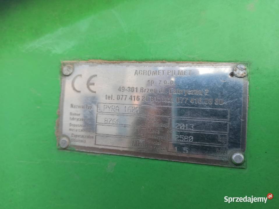 Kombajn ziemniaczany PYRA 1600 Janów