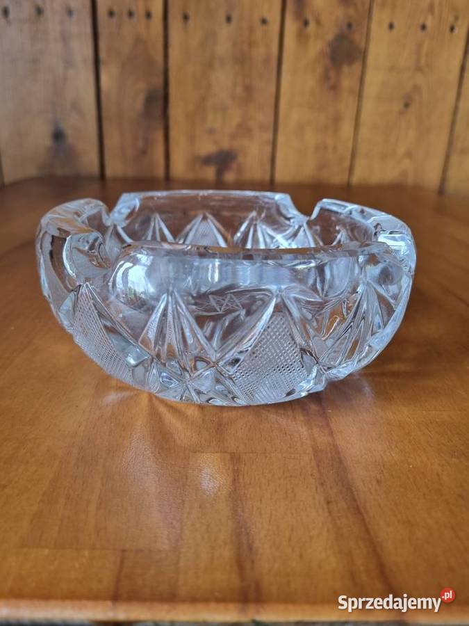 Kryształowa popielniczka Antyki, Sztuka, Kolekcje Warszawa