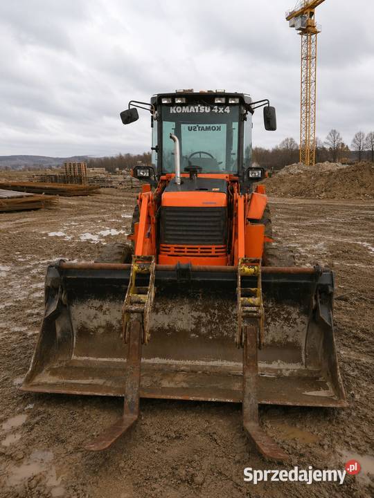 Koparko ładowarka Komatsu Rymanów