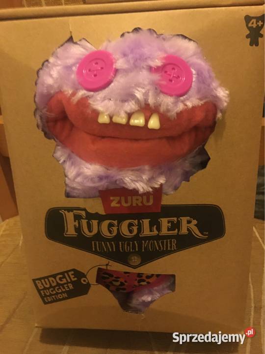 Przecudowna Różowa Maskotka Fuggler szary/srebrny Maskotki Włocławek