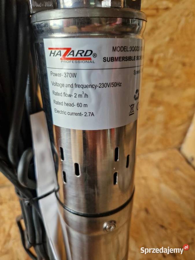 Pompa głębinowa Hazard 037 kW 76 mm średnica Głogowa