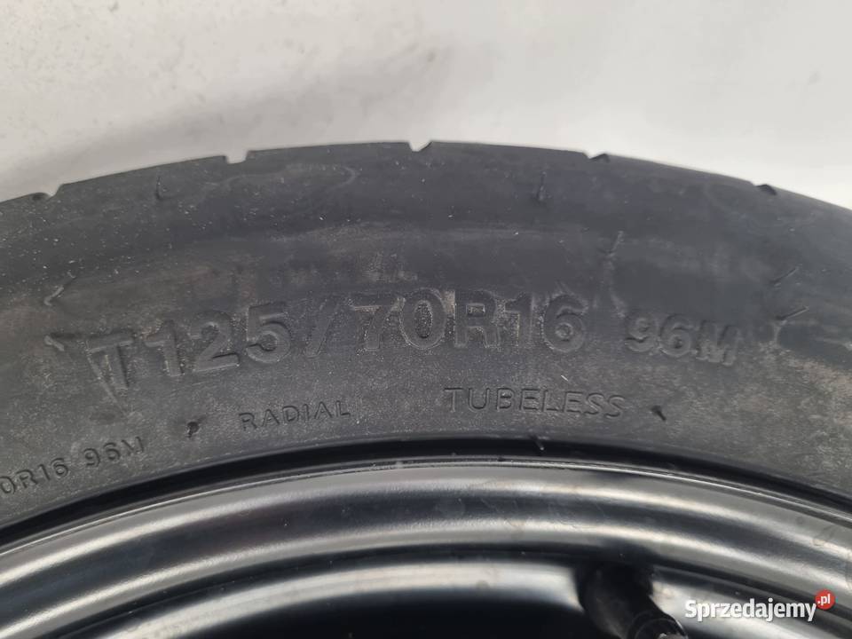 KOŁO DOJAZDOWE Audi Seat Vw Golf VI 12570 R16 Chełm sprzedam