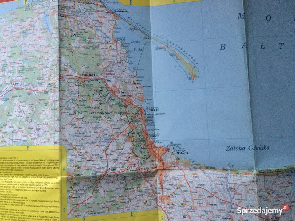 734 Mapa Wybrzeże Bałtyku Szczecina I Okolic Antykwariat Szczecin