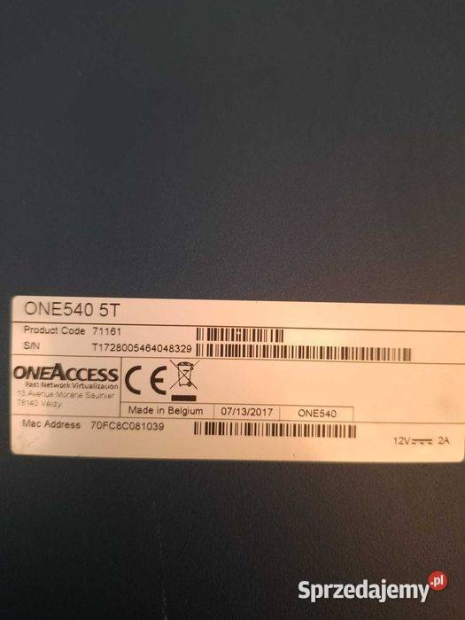 router switch dsl wlan one access one540 m5t Internet i komunikacja sprzedam