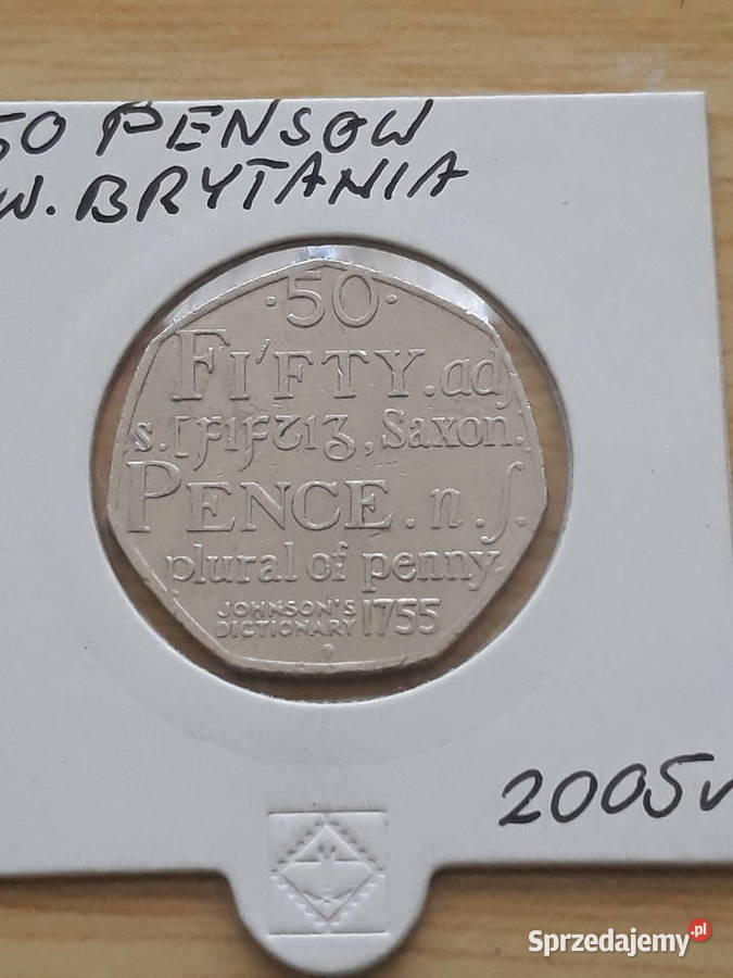 50 Pensów W Brytania 2005 r Konin sprzedam