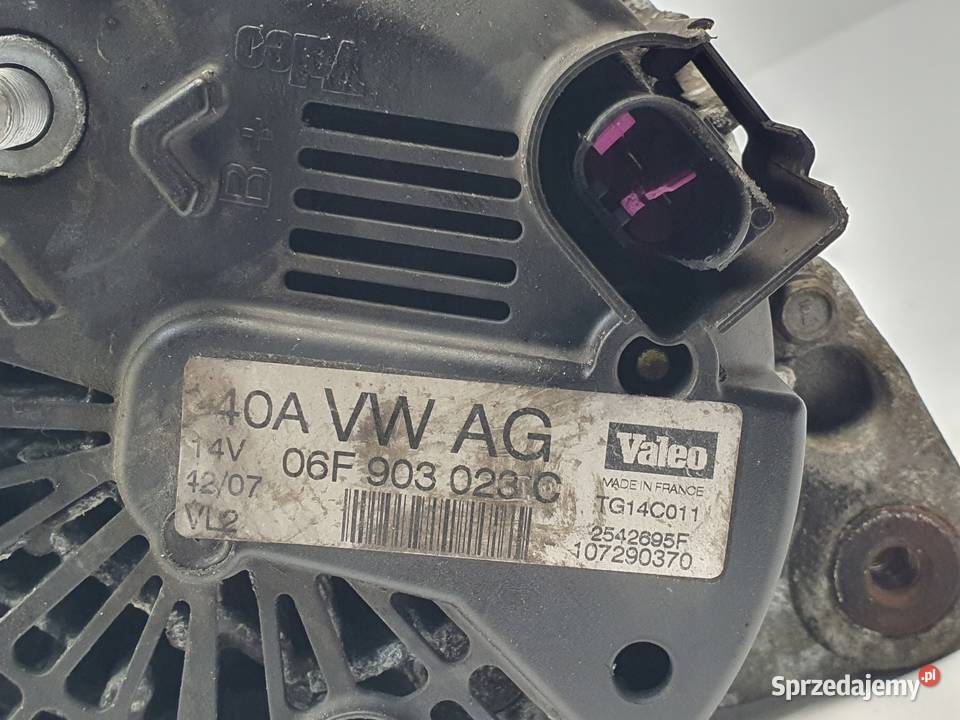 ALTERNATOR Skoda Octavia II Audi A3 8P VW Golf V lubelskie