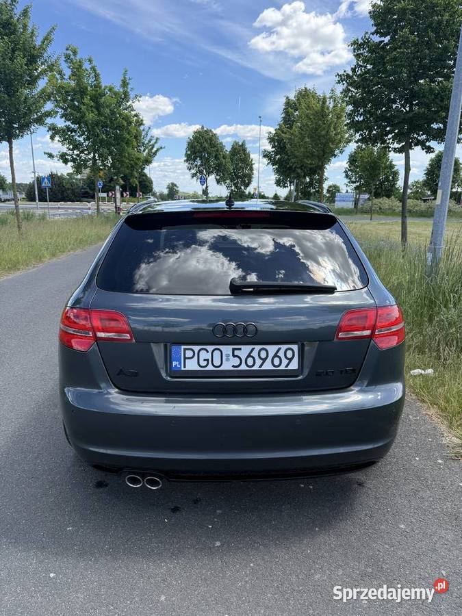 Audi A3 8P Sportback SLine Quattro najbogatsza diesel wielkopolskie Grodzisk Wielkopolski