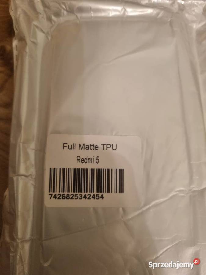 Xiaomi Redmi 5 etui Soft Case matt czarne szkło Warszawa