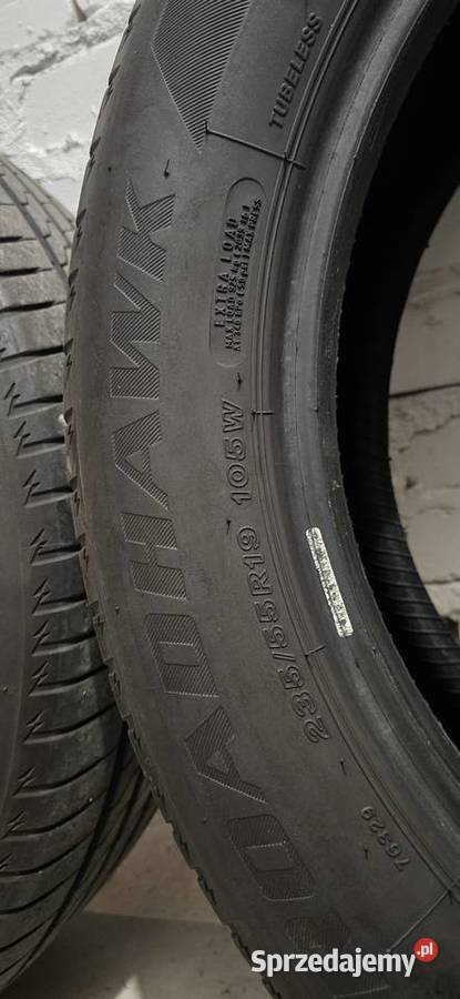 Opony letnie 4 Firestone Roadhawk 23555 R19 zachodniopomorskie Szczecin