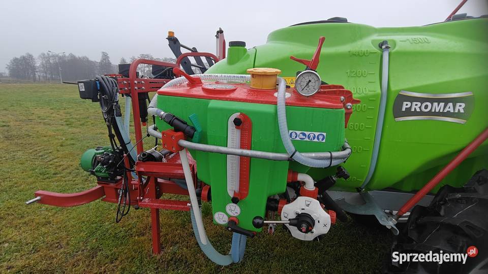 Opryskiwacz polowy PROMAR 1500 litrów belka 15m nieuszkodzony łódzkie Łowicz