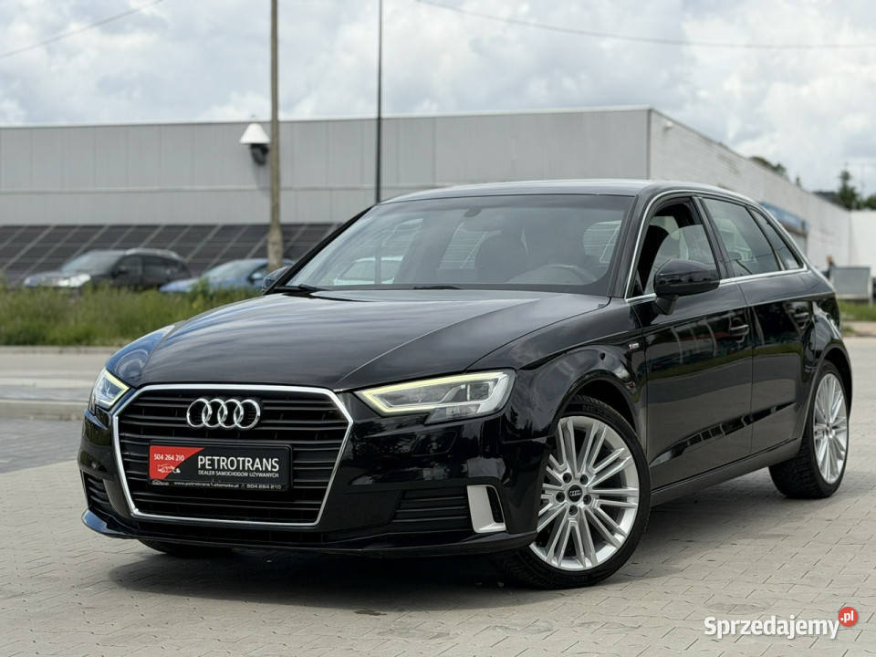 Audi A3 Sportback 20 TDI 150 LED SLINE Automat klimatyzacja Mrągowo