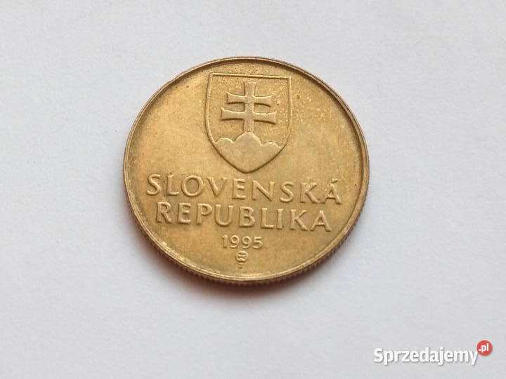 Moneta 1 korona Słowacka 1995r Dąbrowa Górnicza