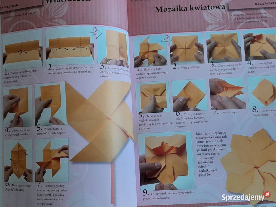 Książka Księga origami składanie papieru wydanie Kultura i Rozrywka Dąbrowa Górnicza