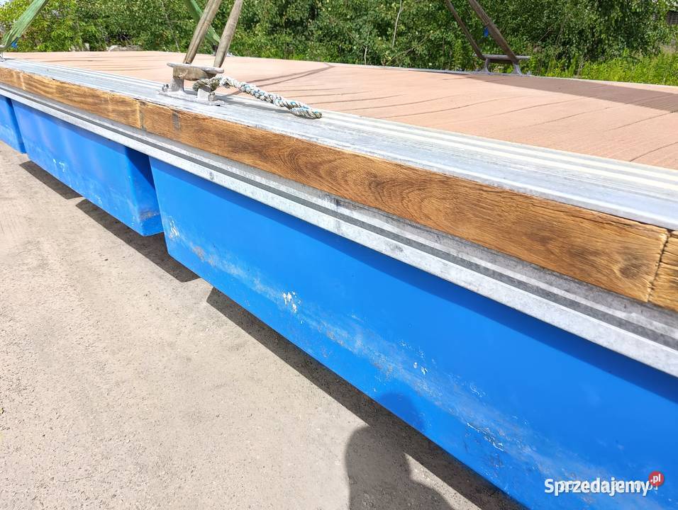 pomost pławiący 6m x 2m marina tratwa keja yboom podkarpackie Tarnobrzeg