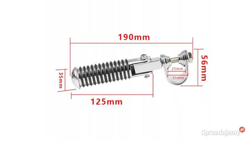 PODNÓŻKI STOPKI SPACERÓWKI CHROMOWANE NA GMOLE Sosnowiec