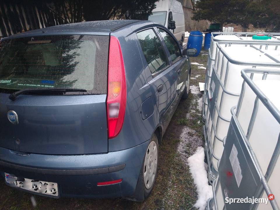 Fiat Punto 2 12 60 Niebieski kod 408 2004r na Radziszów