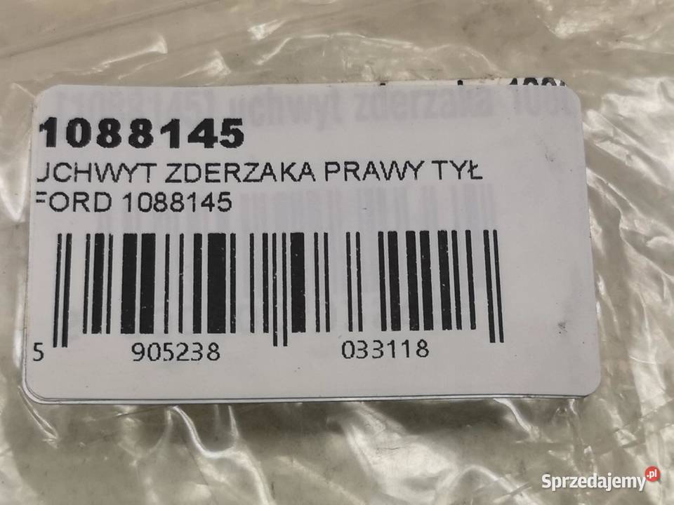 ŚLIZG ZDERZAKA PRAWY TYŁ FORD KA 2008 NOWY Części montażowe