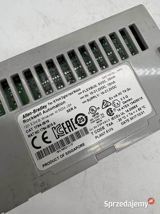 Allen Bradley 1794IB16 Digital Input Module Warszawa sprzedam