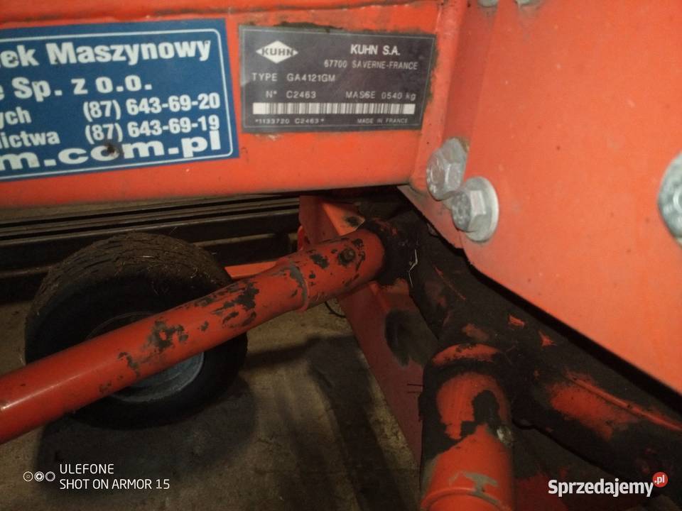 Sprzedam kuhn 4121gm masterdrive Zgrabiarki i przetrząsacze Grajewo sprzedam