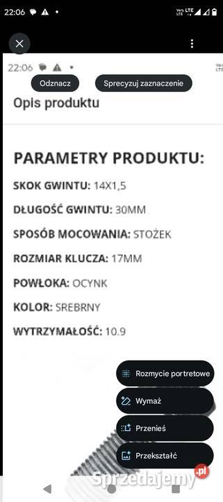 20 śrub do kół VWaudiseatfiat i inne klucz 17 osobowe Wrocław