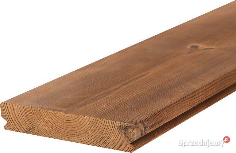 Deska tarasowa thermo sosna gładka 26x117mm Zielona Góra