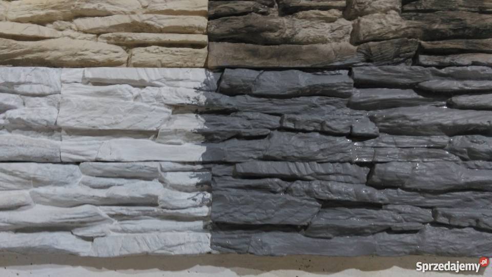 Plytki z gipsu imitacja cegly i piaskowca biały Bydgoszcz sprzedam