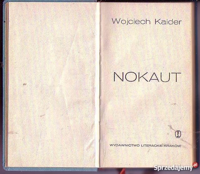 5720 NOKAUT WOJCIECH KAIDER Czyrna sprzedam