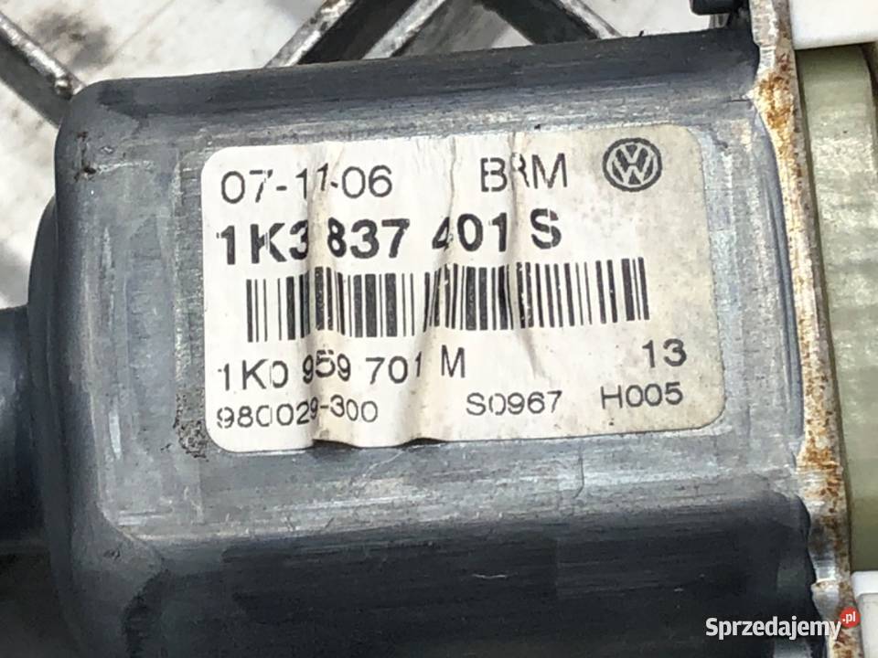 PODNOŚNIK SZYBY LEWY PRZÓD VW GOLF V 1K3837401S podkarpackie