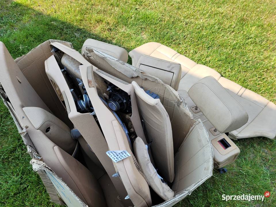 FOTELE BMW X3 E83 JASNA SKÓRA SPORT Wyposażenie wnętrza mazowieckie