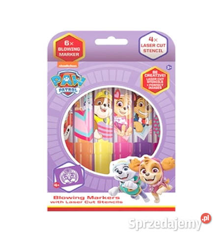psi patrol markery dmuchane z szablonami paw Bydgoszcz