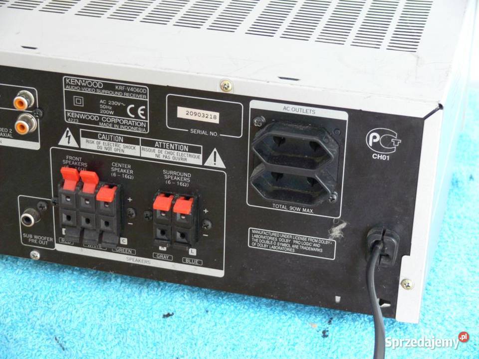 Amplituner Kenwood KRFV4060D RDS mocny WYSYŁKA