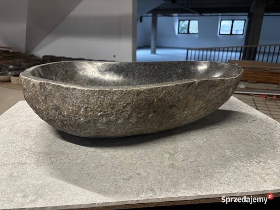 Umywalka kamienna łezka 59x37 rzeczny piękny Zakopane