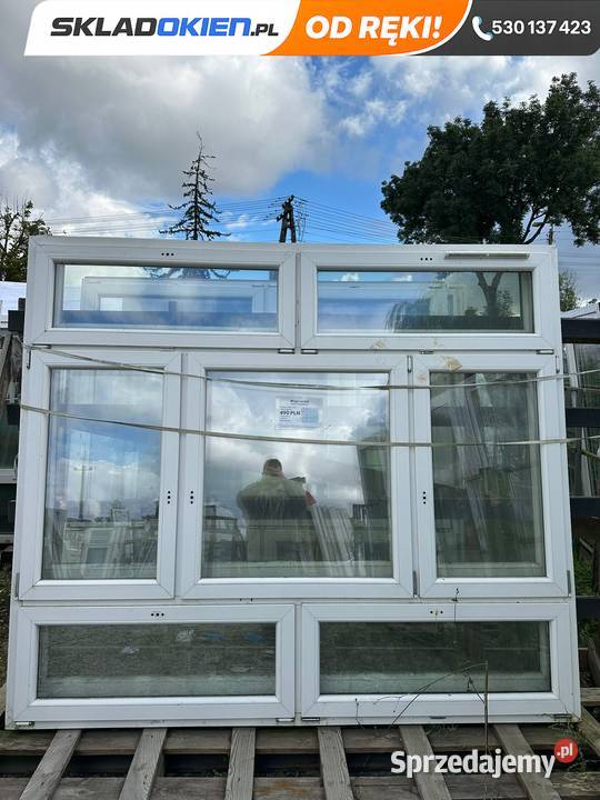Okno 240x211 PCV używane wyprzedaż wysyłka cała Opole