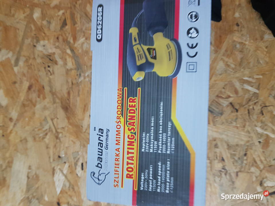 Szlifierka mimośrodowa Bawaria 1150W tarcza 125 sprzedam