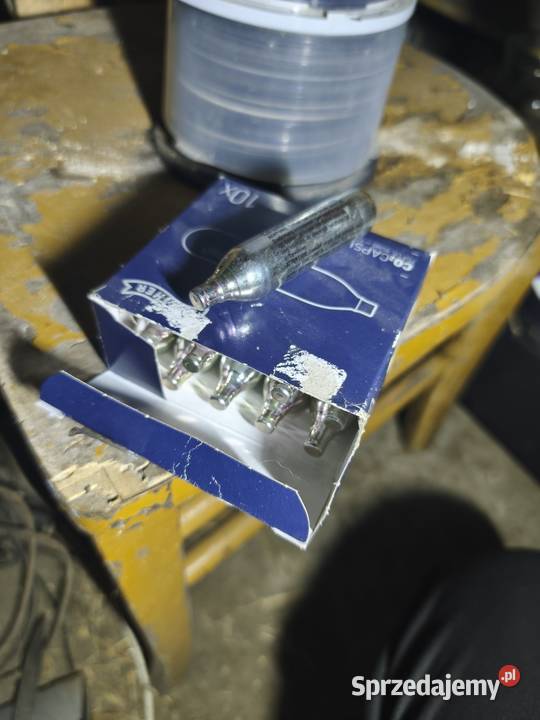 Naboje CO2 do wiatrówki 10 i Gumowo metalowe Gidle