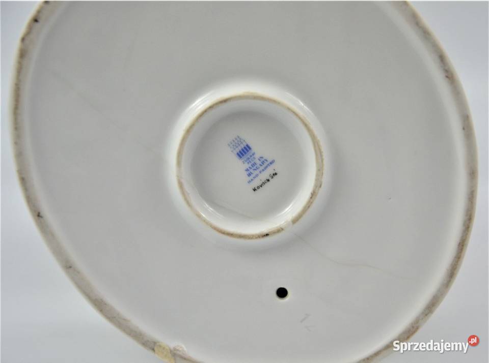 Dudziarz kobziarz porcelana Zsolnay Węgry wys42