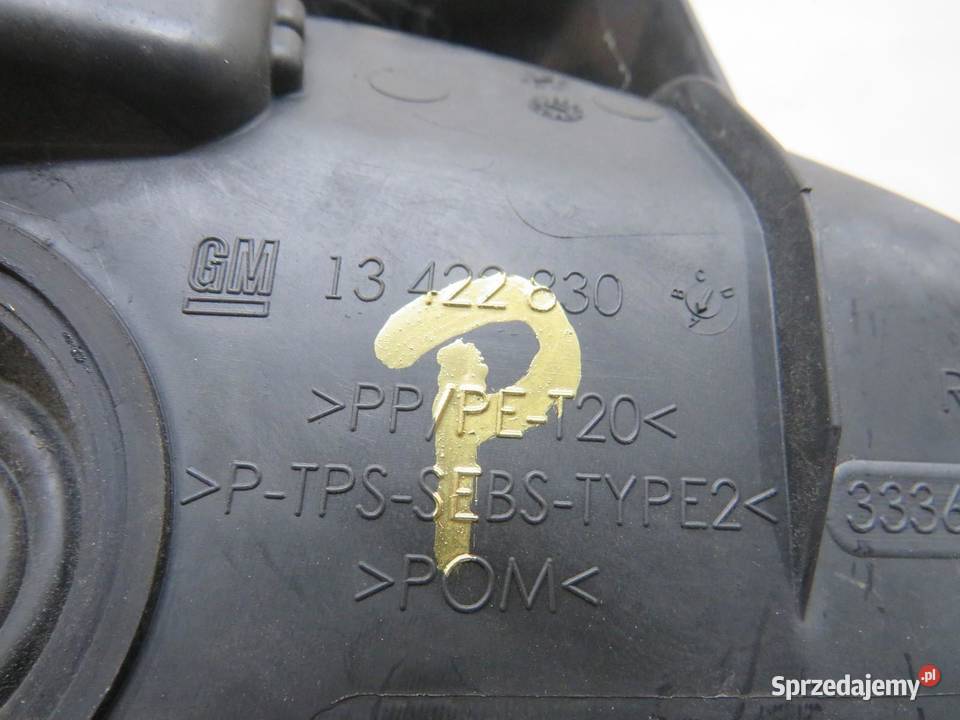 ODPŁYW PODSZYBIA PRAWY ZAFIRA C 13422830 Podszybia