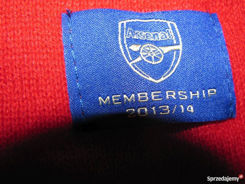 szalik Arsenal MEMERSHIP 201314 białoczerwony Dodatki Zamość