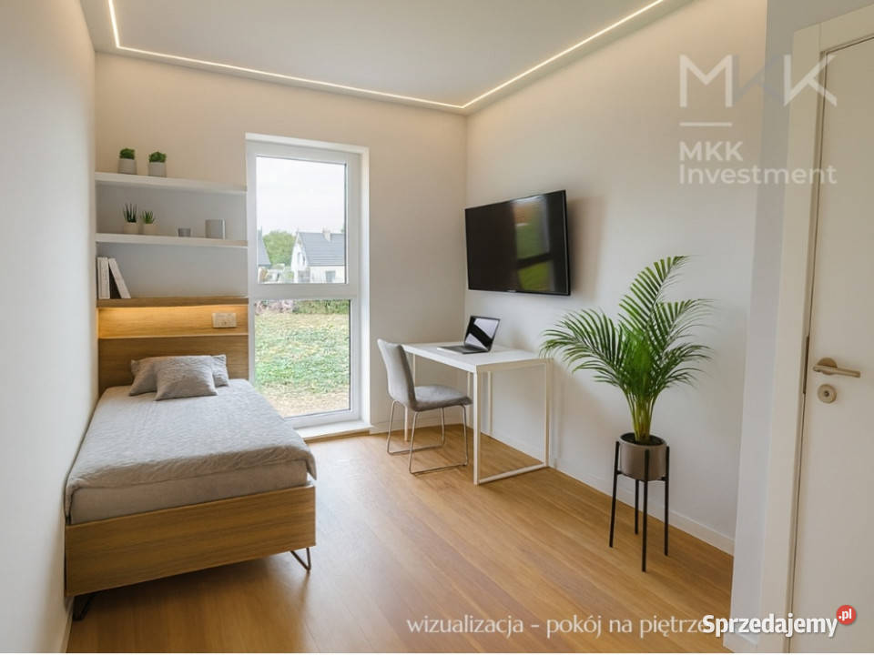 Żory Rogoźna nowy dom szeregowy z ogrodem 92m2 4 Domy sprzedam