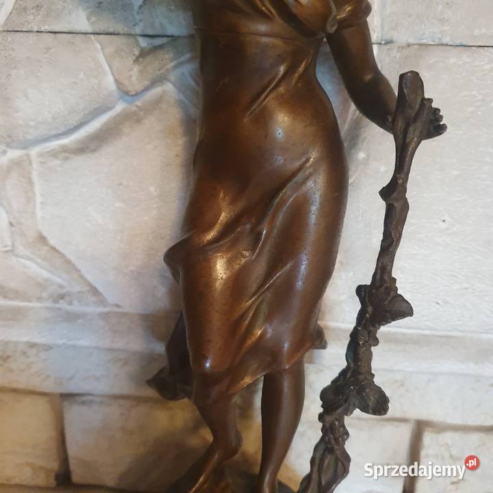 Sprawnasygnowana duża lampa naftowa autorstwa Wrocław sprzedam