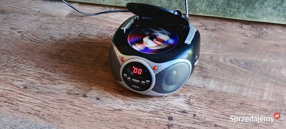 Niezawodny Boombox AEG SR 4351 CD Radio Stereo Wąbrzeźno sprzedam