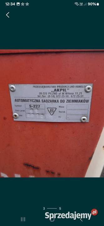 Sadzarka Wyczółki sprzedam