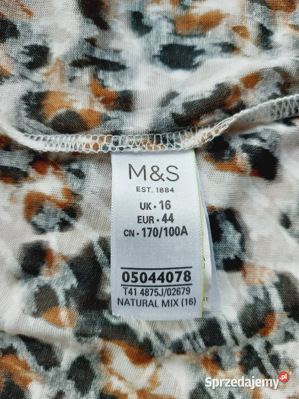 Bluzka koszulowa damska na guziki bez Złoczew